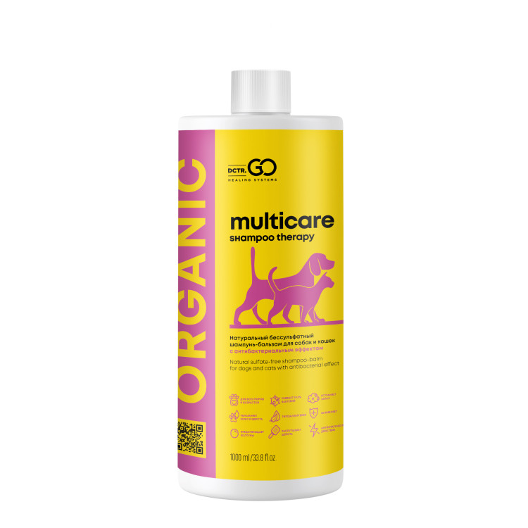 Dctr.Go Шампунь-бальзам для животных Sнampoo Therapy "Мультиуход" 1000 ml в Нижнем Тагиле