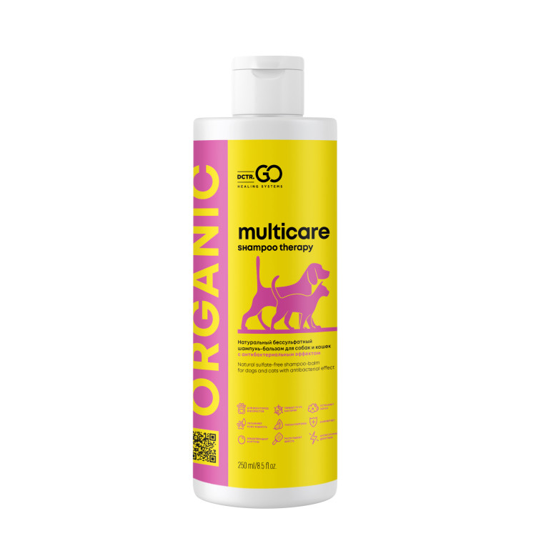 Dctr.Go Шампунь-бальзам для животных  Sнampoo Therapy "Мультиуход" 250 ml в Нижнем Тагиле