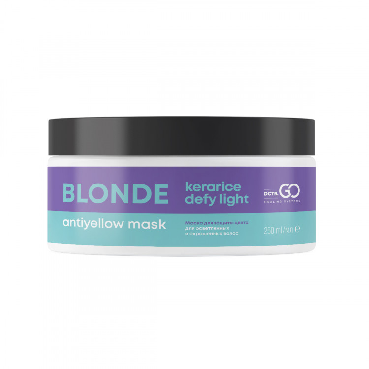Блонд маска для защиты цвета Kerarice Defy Lidht Dctr.Go 250мл в Нижнем Тагиле